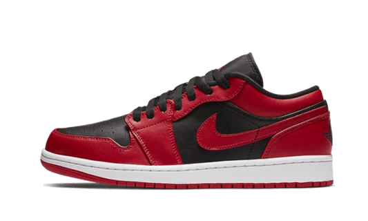 Air Jordan 1 Low Reverse Bred Pebbled Swoosh