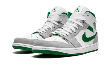 Air Jordan 1 Mid Grey Green