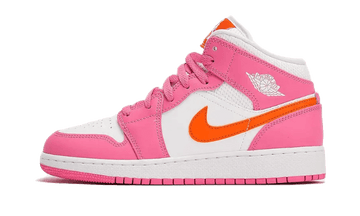 Air Jordan 1 Mid Pinksicle Safety Orange