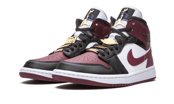 Air Jordan 1 Mid SE Black Dark Beetroot